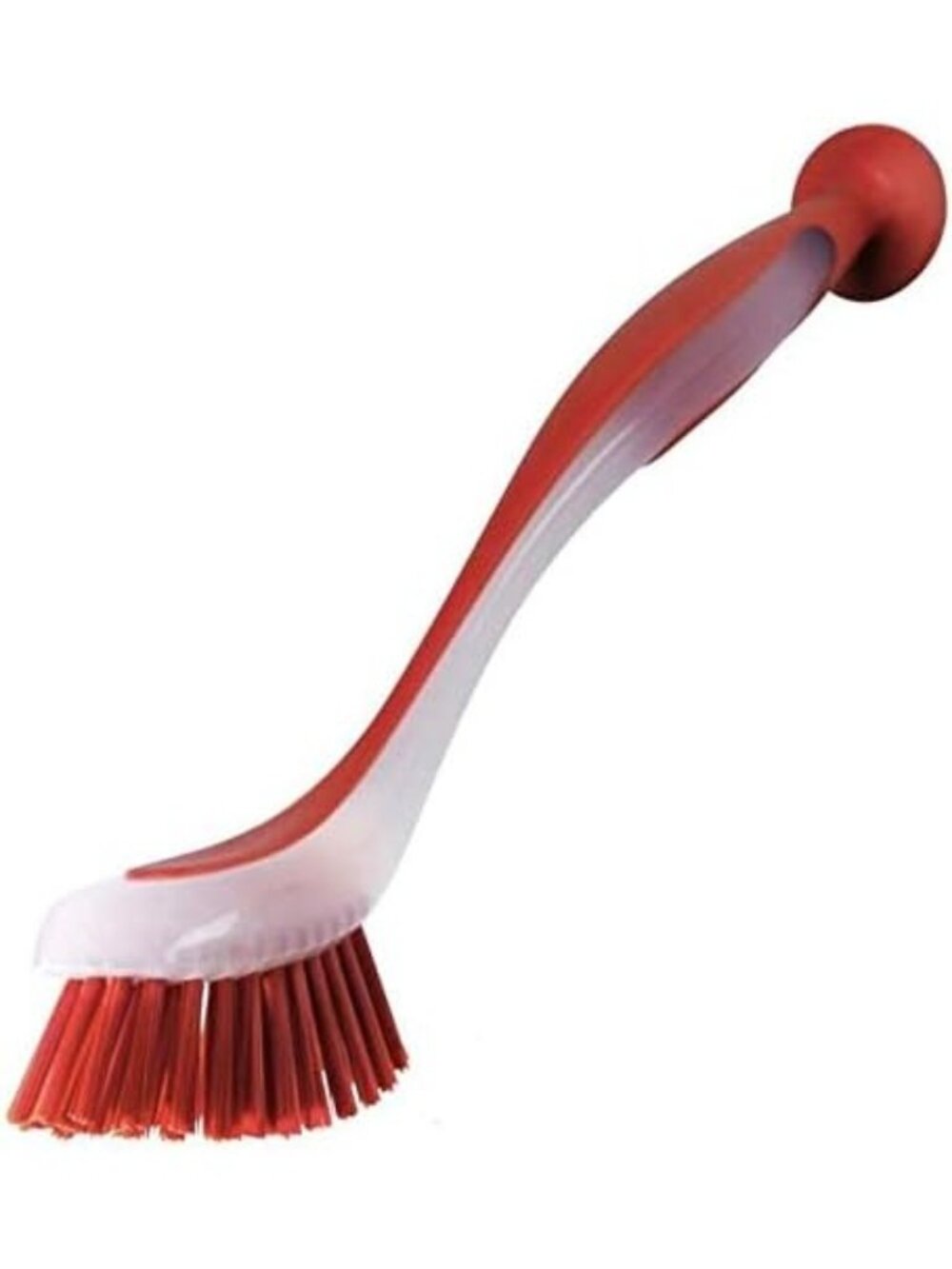Ikea Red Kitchen Scrub Brush Suction Cup Sink Dish Washing Vegetable Scrubber